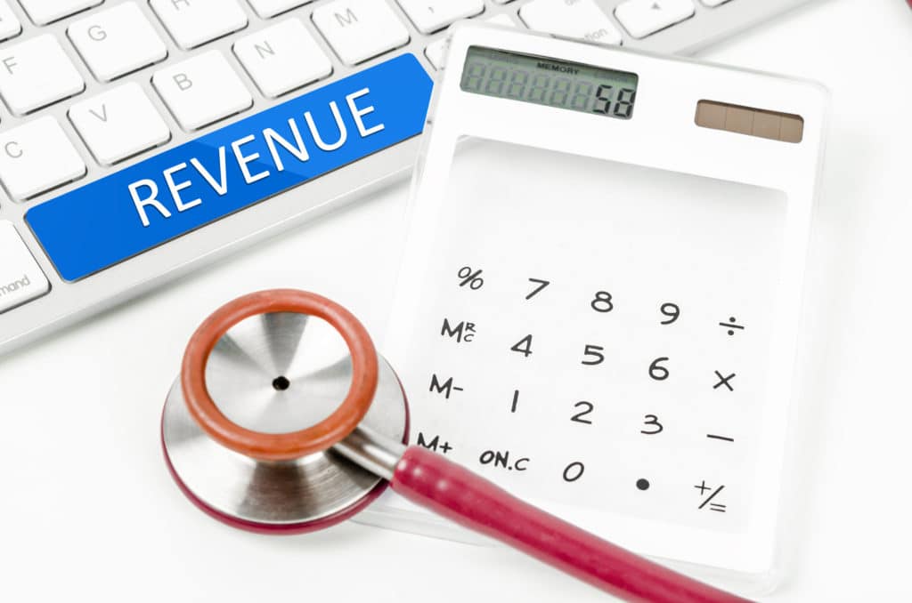 Rcm revenue cycle - depiction of revenue being calculated