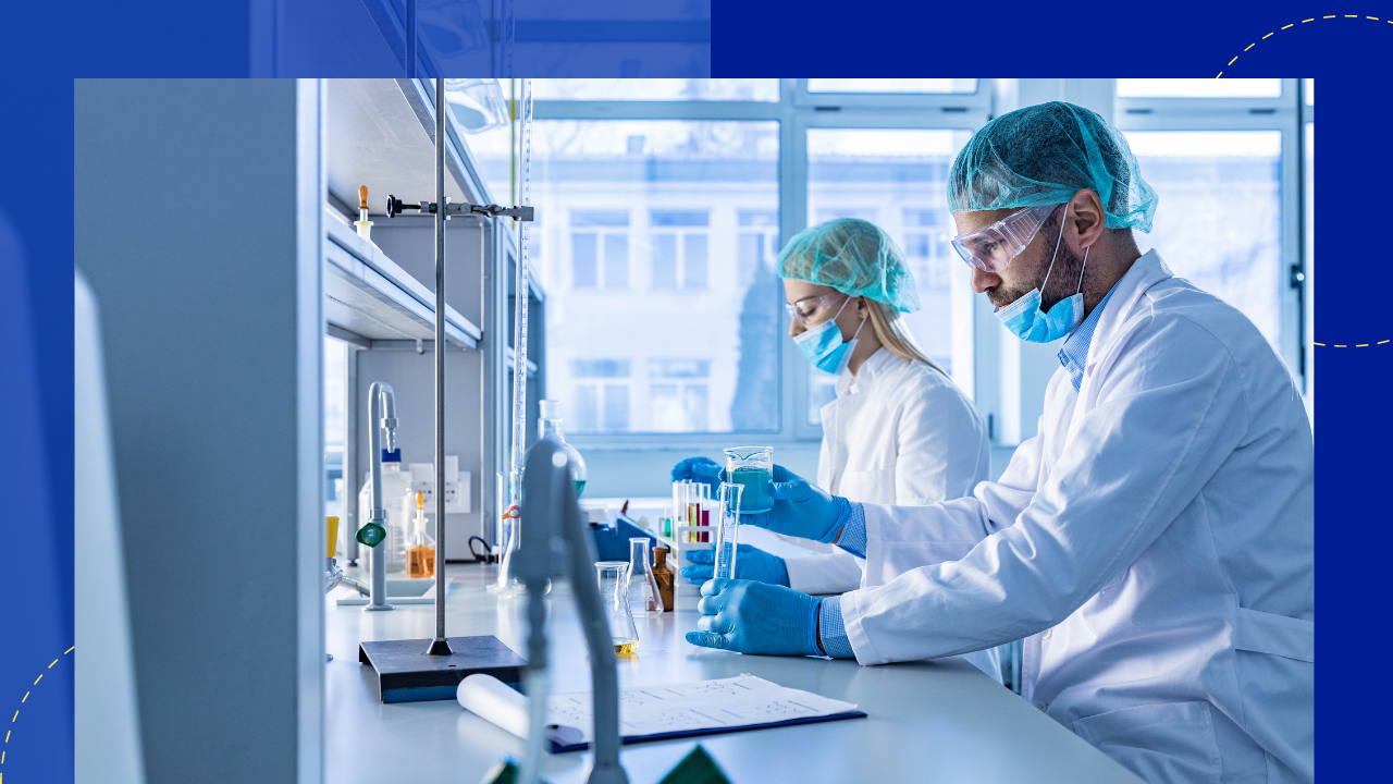 Clinical Lab Billing - Lab attendants looking at samples