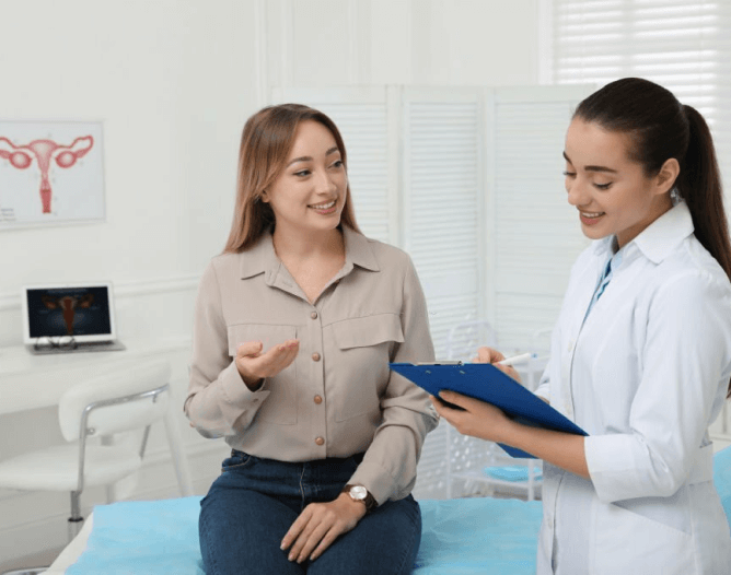 OBGYN Medical Billing - Patient telling problem to the doctor