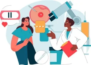 Ambulatory Billing- Doctor giving advice to patients