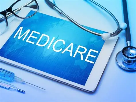 A device with medicare written