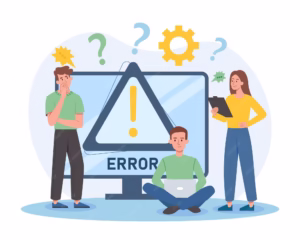 People getting worked up on an error