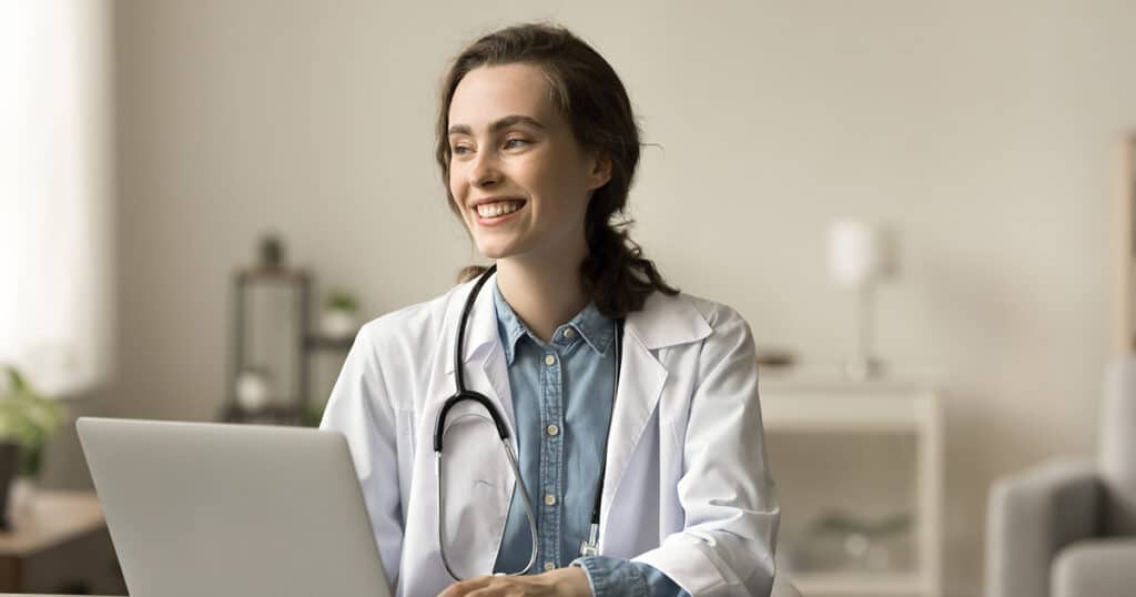 A smiling Doctor