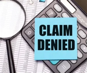 Depiction of a denied claim