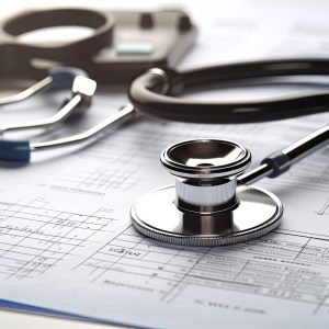 Hepatology Billing USA - Stethoscope on some papers